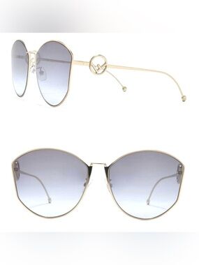 Fendi FF Geometric Cat-Eye Sunglasses